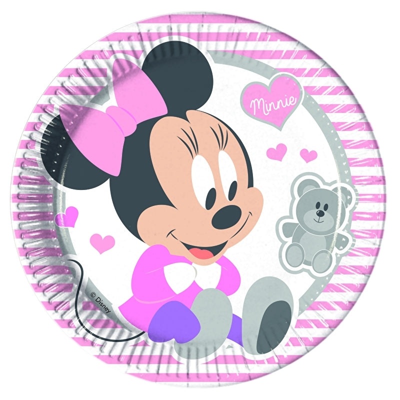 Baby Minnie Paper Plates (8ct)