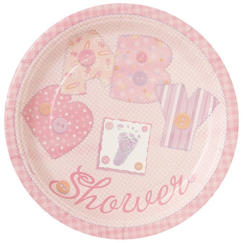 Baby Pink Plates (8ct)