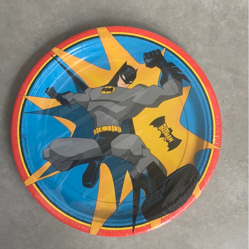 Batman Cartoon Paper Dinner Plates (8ct)