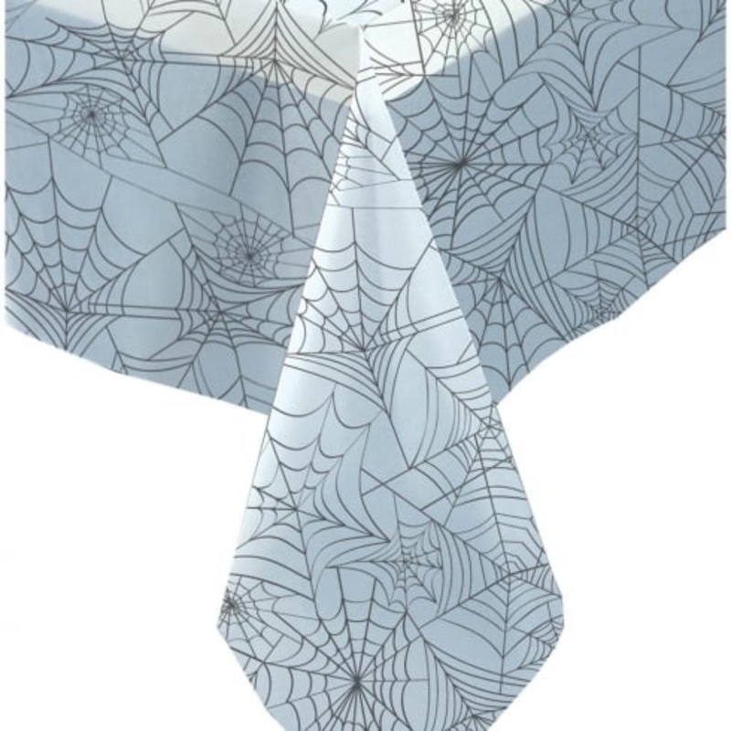 Clear Spiderweb Tablecover (1.37m x 2.74m)