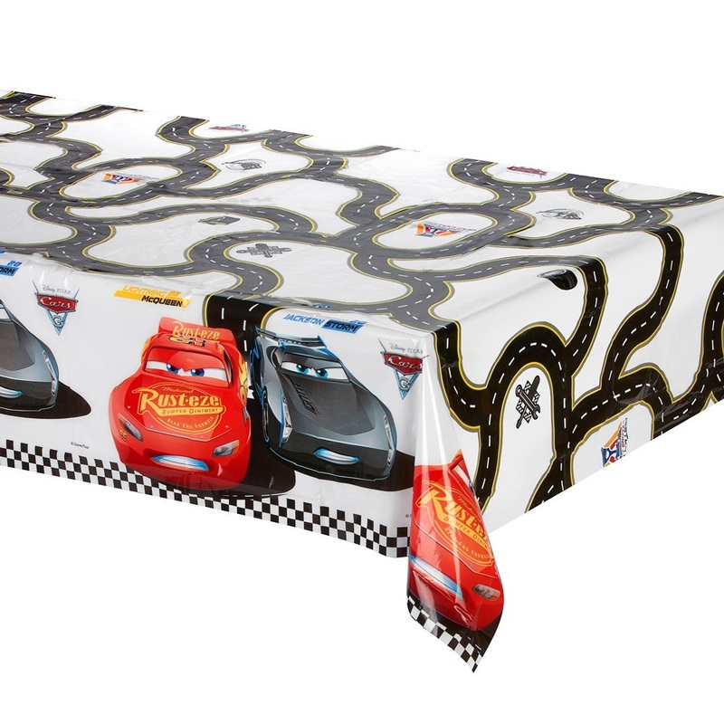 Disney Cars 3 - Plastic Tablecover 1.2m x 1.8m