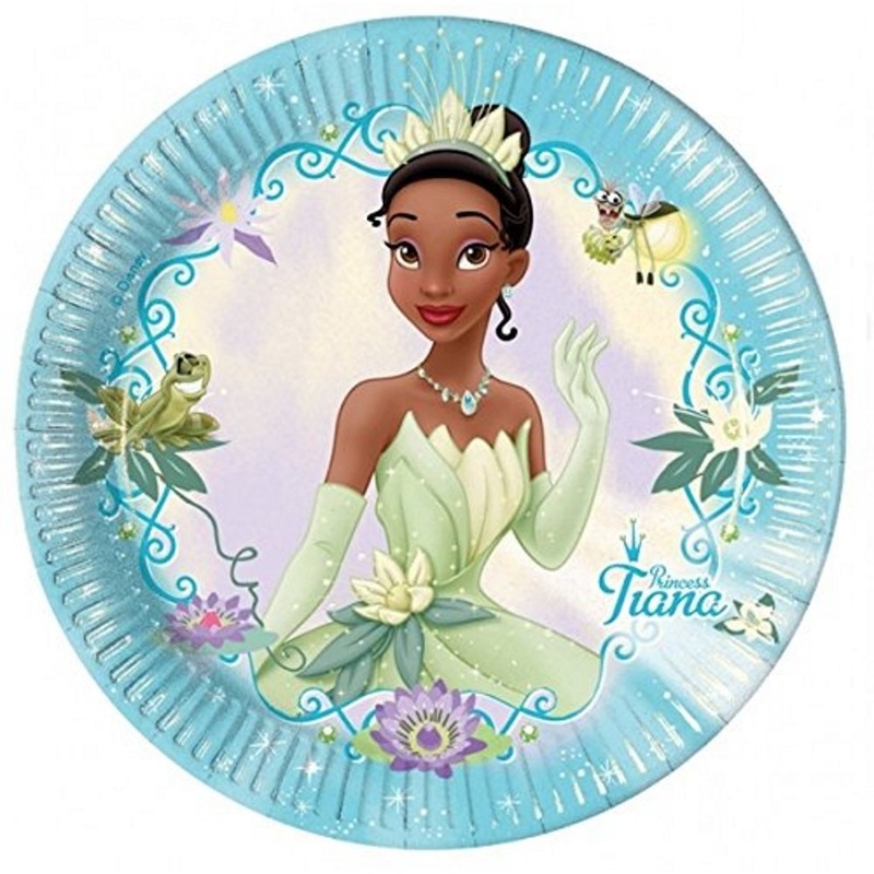 Disney Princess Tiana, Paper Dinner Plates (10ct)