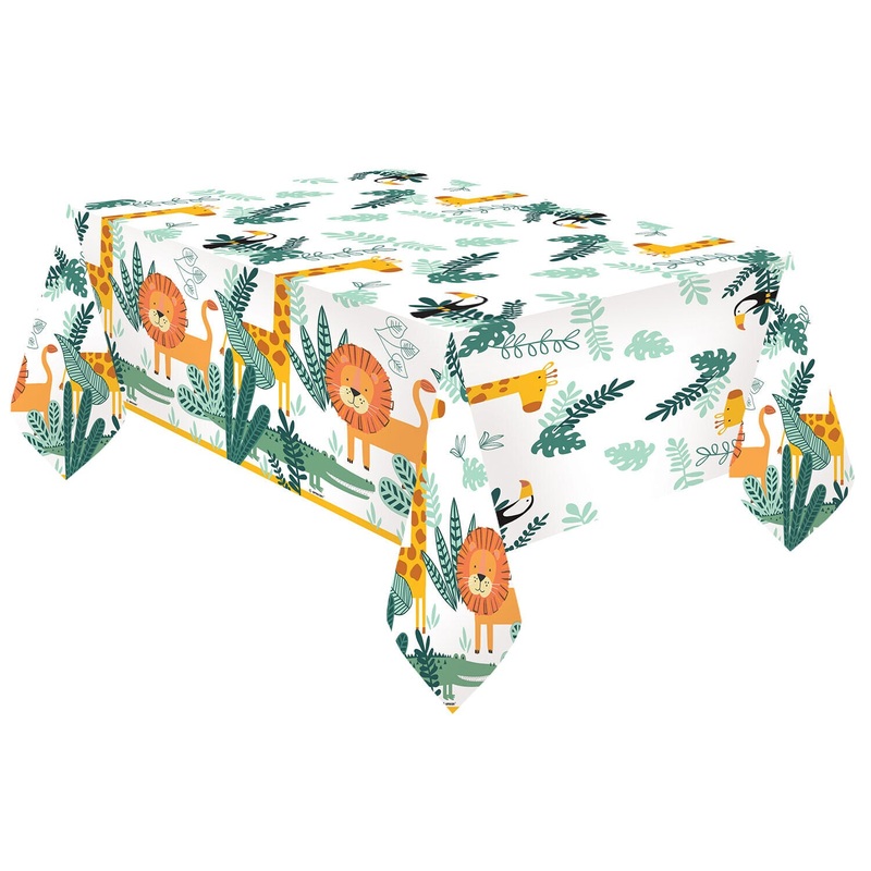 Get Wild Animal Safari Paper Party Table Cover