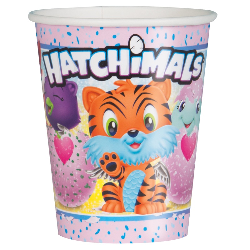 Hatchimals 9oz Paper Cups, 8ct