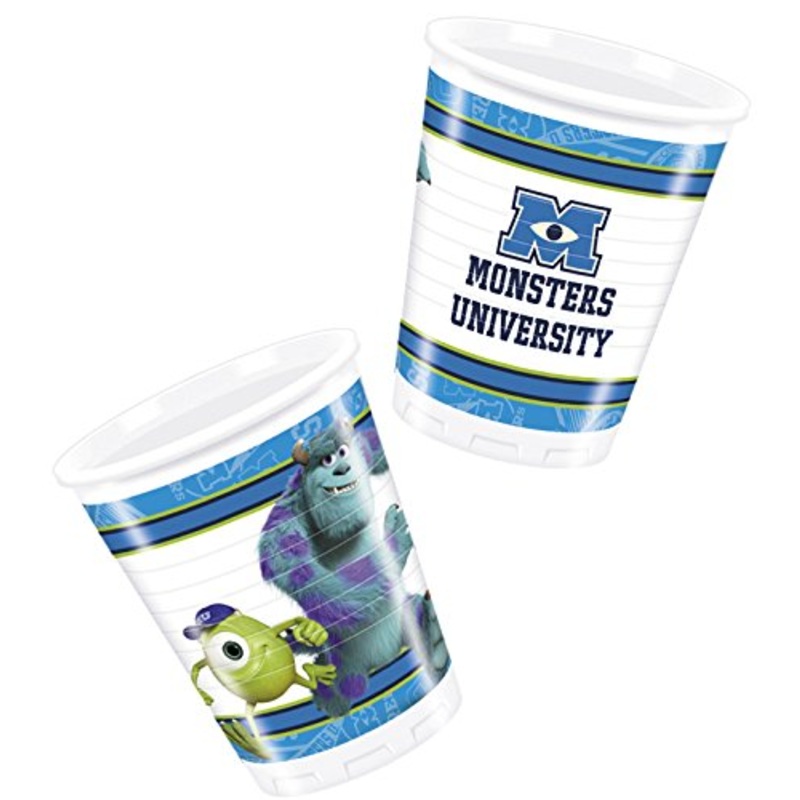 Monsters Inc Plastic Cups (x8)
