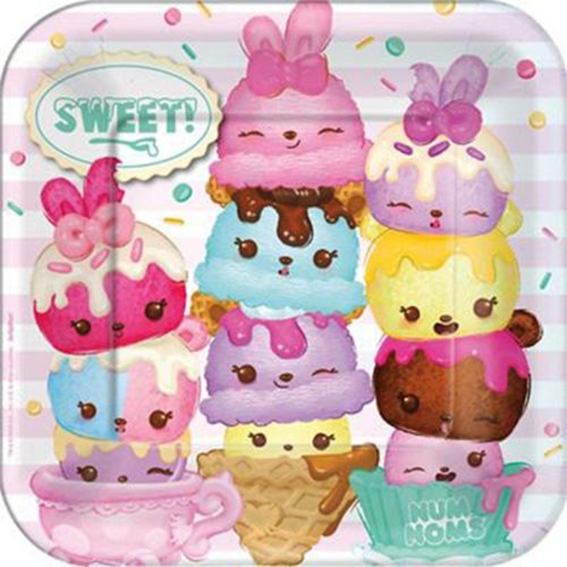 Num Noms Paper Plates (x8) - 22.9cm