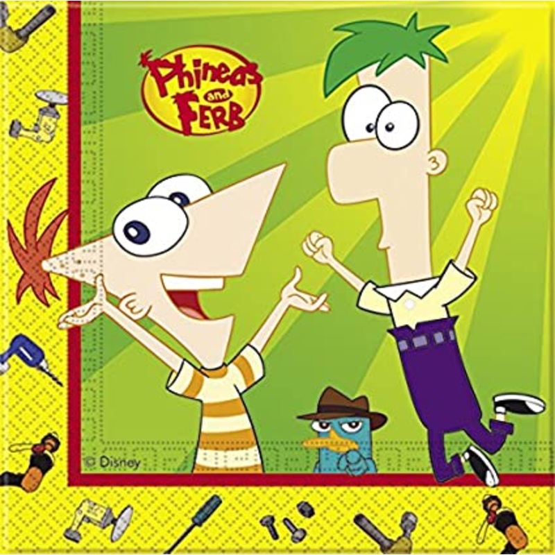 Phineas and Ferb Napkins (20ct)