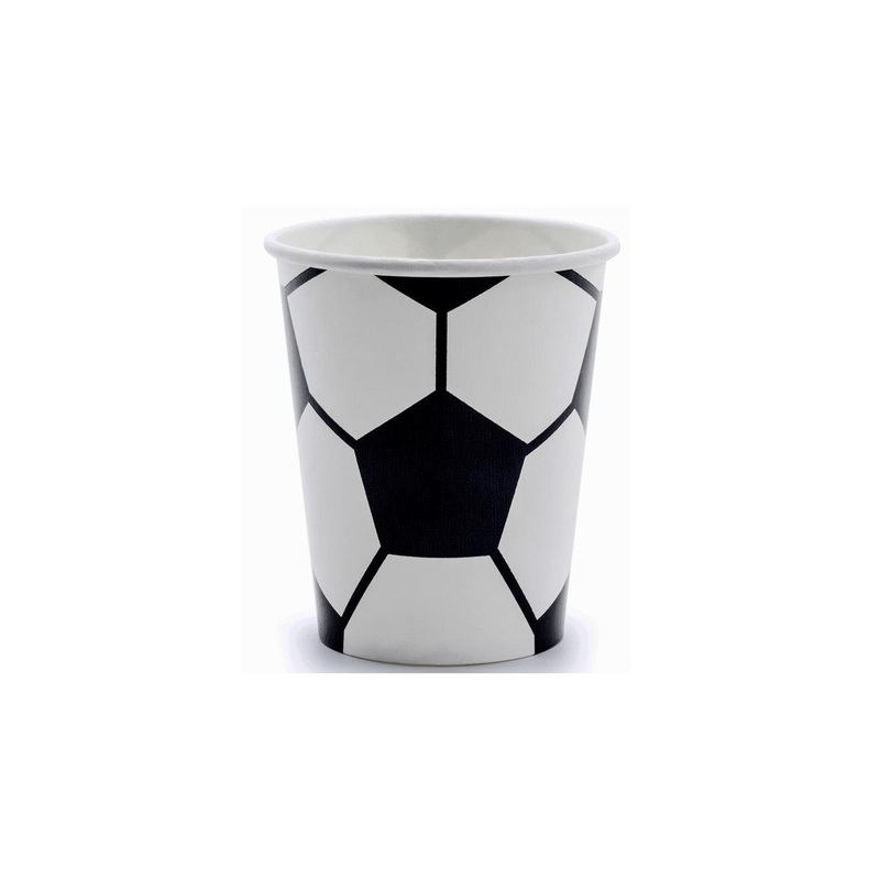Soccer Ball Paper Cups 260cc 6pcs
