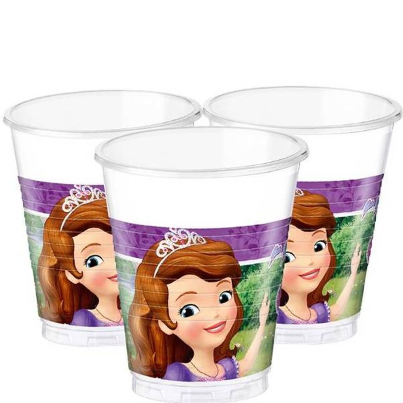Sofia the First Cups - 200ml Plastic Party Cups