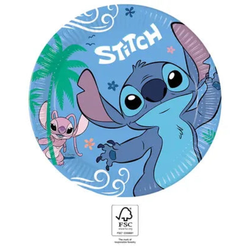 Stitch FSC Paper Plates Next Generation - 8ct