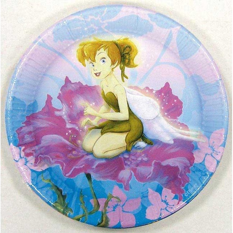 Tinkerbell Paper Plates 23cm