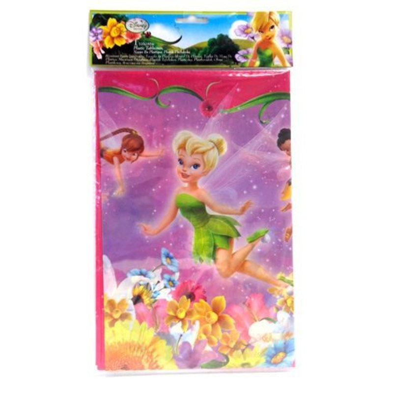 Tinkerbell Plastic Table Cover (120x180cm)