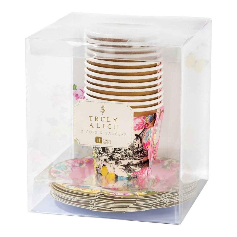 Truly Alice Cups & Saucers Set