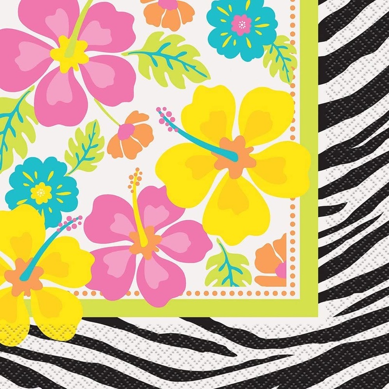 Wild Luau Lunch Napkins (20ct)