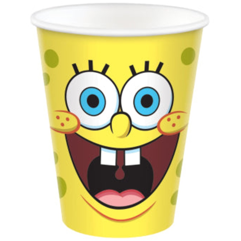 8 Cups SpongeBob Paper 250 ml