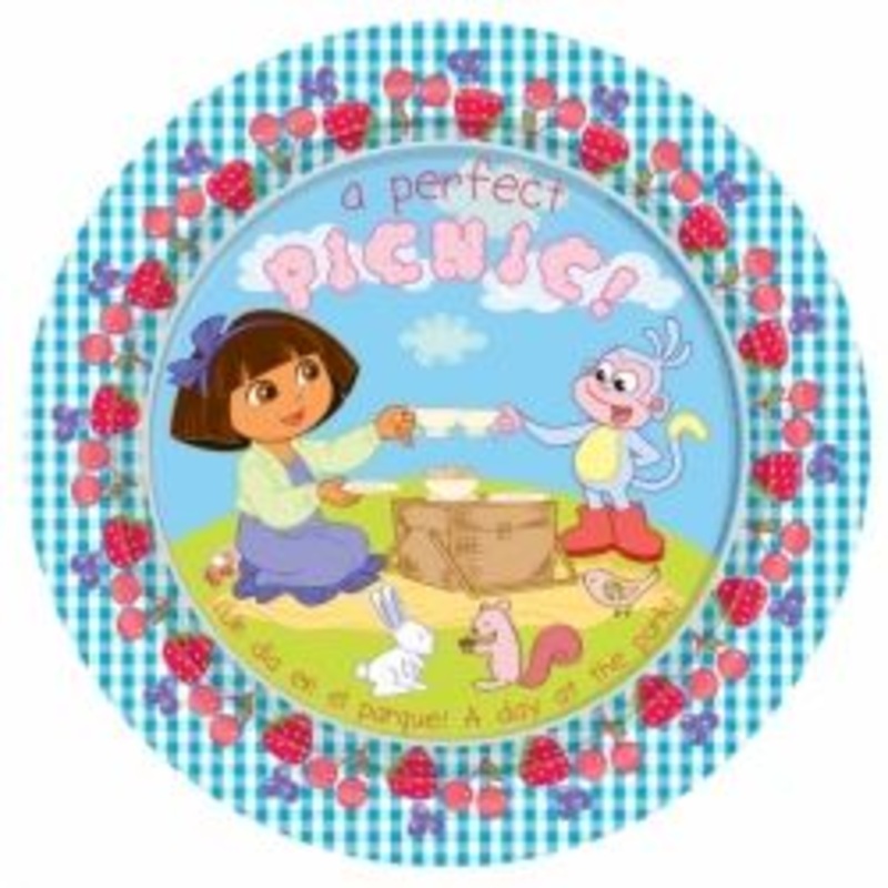 Dora the Explorer Picnic Paper Plates (8ct)