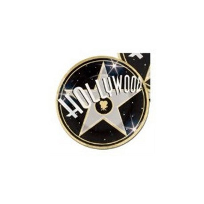 Hollywood Paper Dessert Plates (17.8cm), 8ct