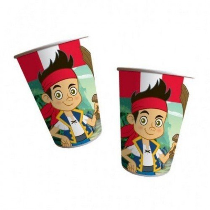 Jake And The Never Land Pirates Paper Cups, 8pc