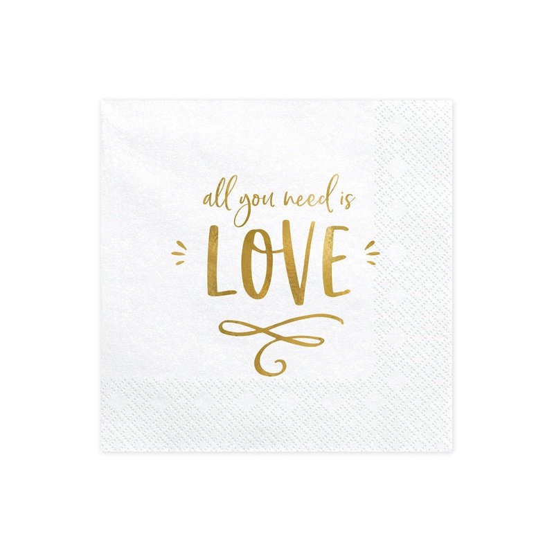 Napkins - All You Need Is Love
