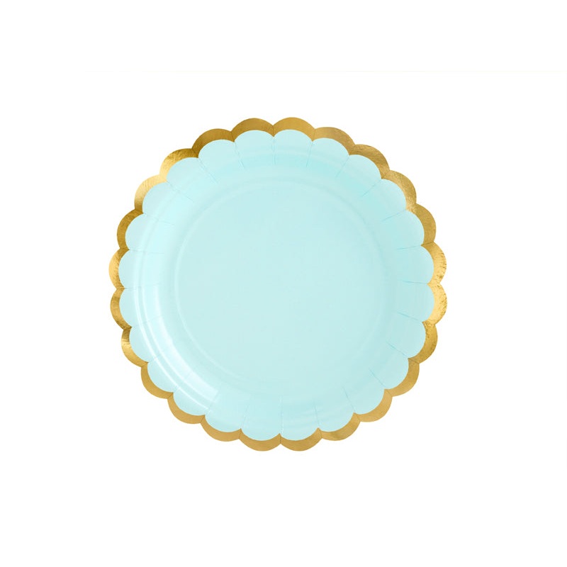 Pastel Mint  Dessert Plate - 6ct