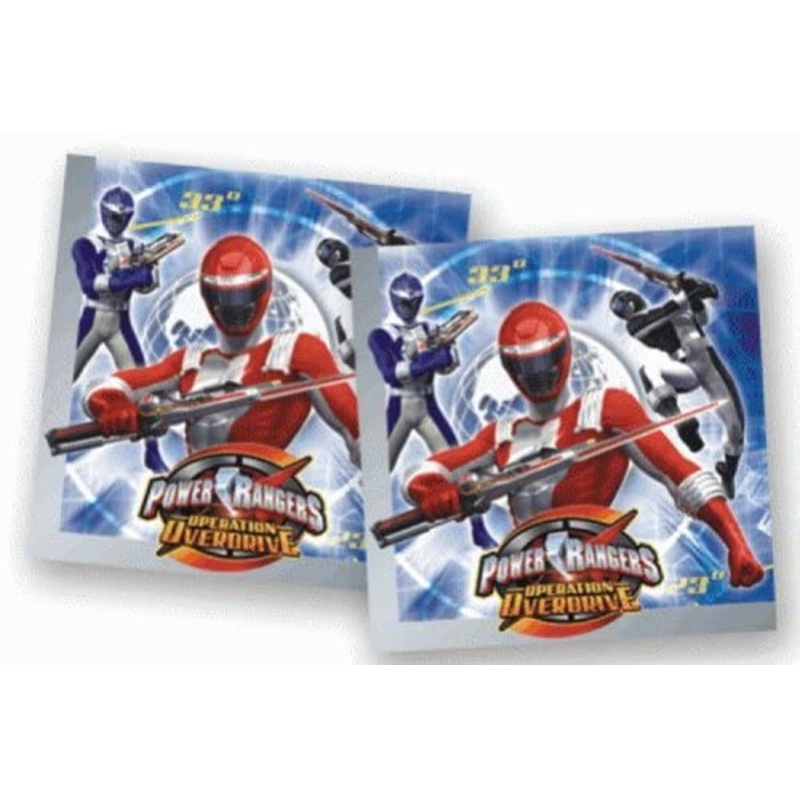 Power Rangers Napkins (x20)