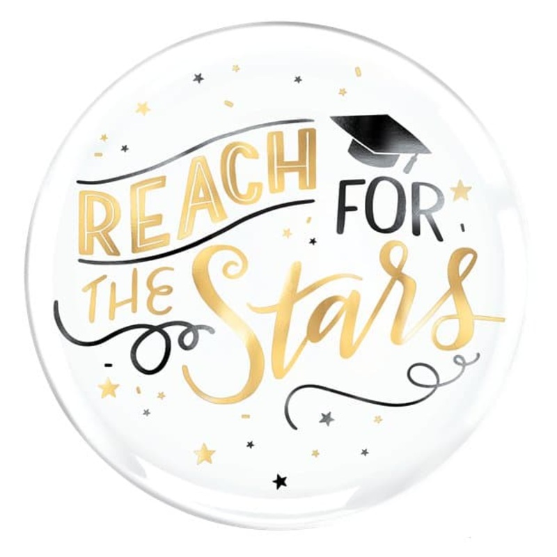 Reach For The Stars Big Plastic Plate