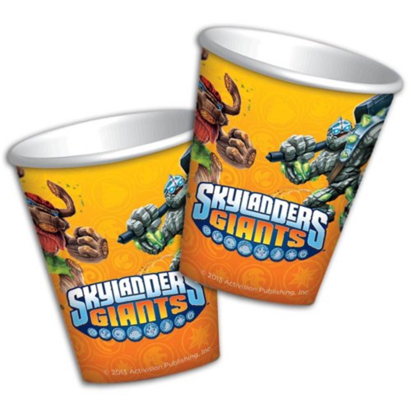 Skylanders Paper Cups (x8)