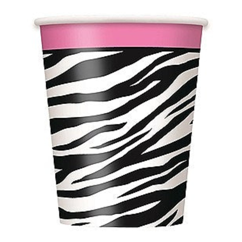Zebra Passion Cups - 8ct