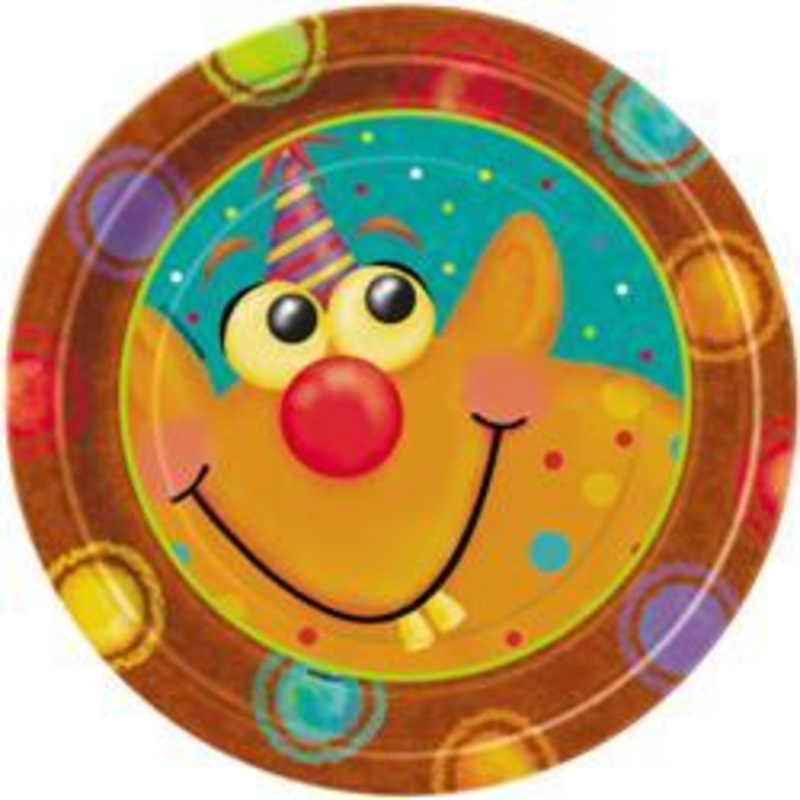Alien Fun Paper Dessert Plates - 17.8cm