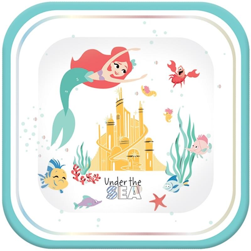 Ariel the Little Mermaid Party Platters Pack of 4