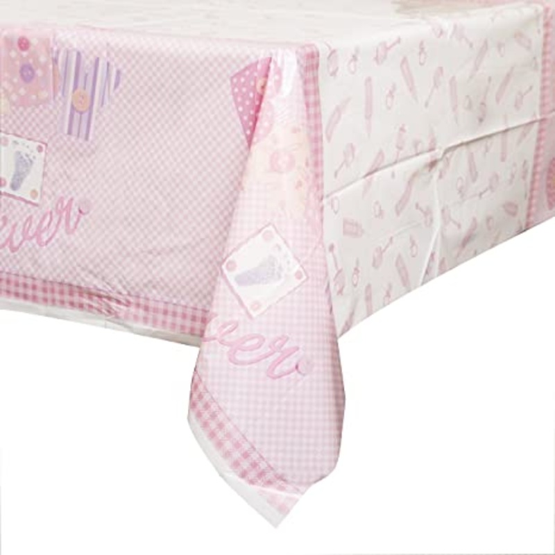 Baby Pink Stitching Tablecover (1.37M x 2.13M)