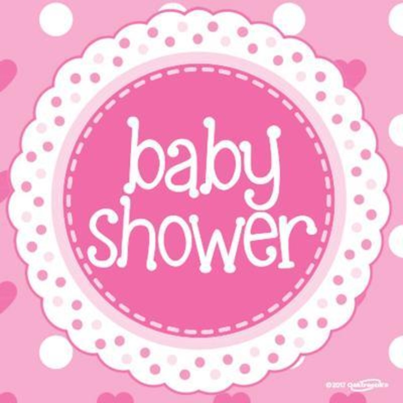 Baby Shower Pink Napkins Pack of 16