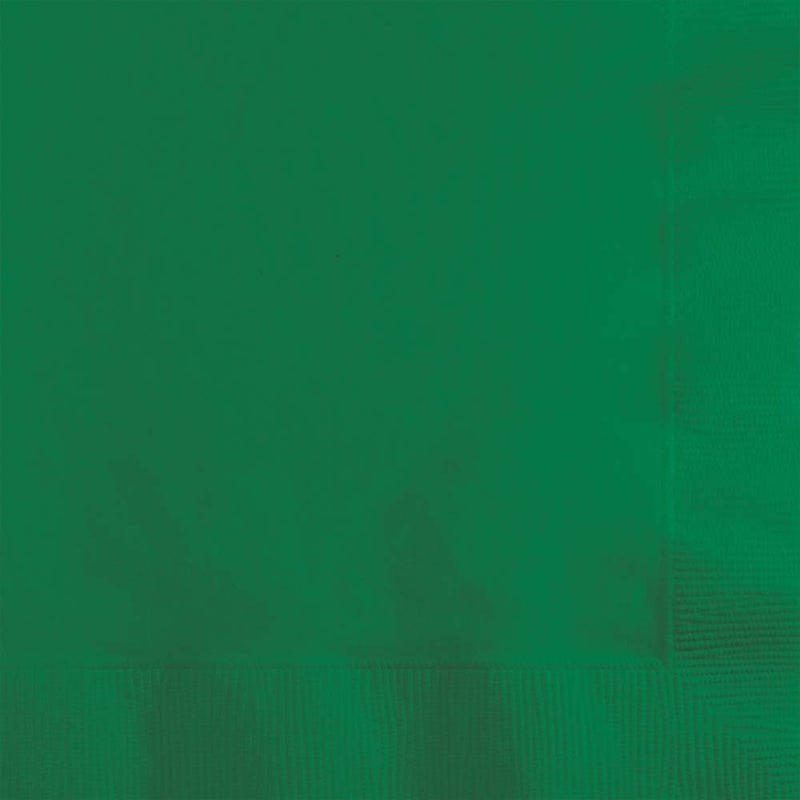 Emerald Green 2-Ply Beverage Napkins (50CT)