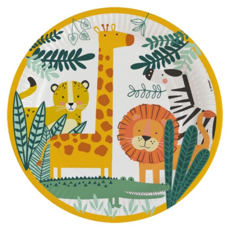 Get Wild Eco Paper Plates - 8ct