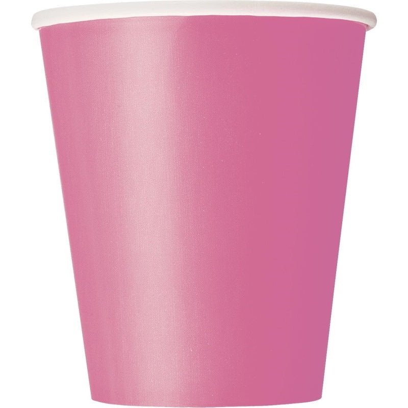 Hot Pink Party Cups Pack of 8