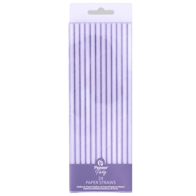 Iridescent Paper Straws Pack of 24