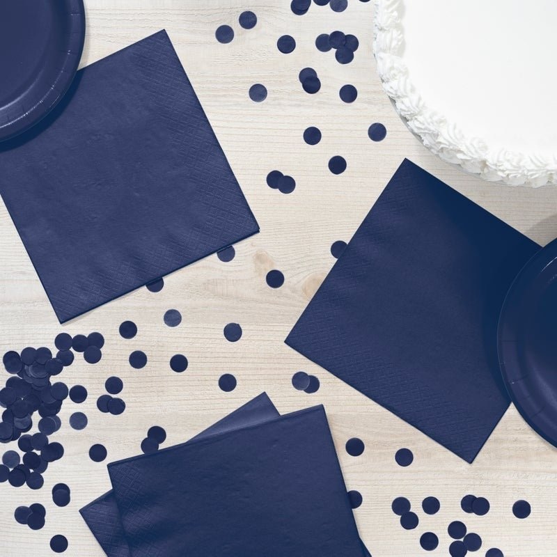 Lunch Napkins 50 Count 2 Piece Navy