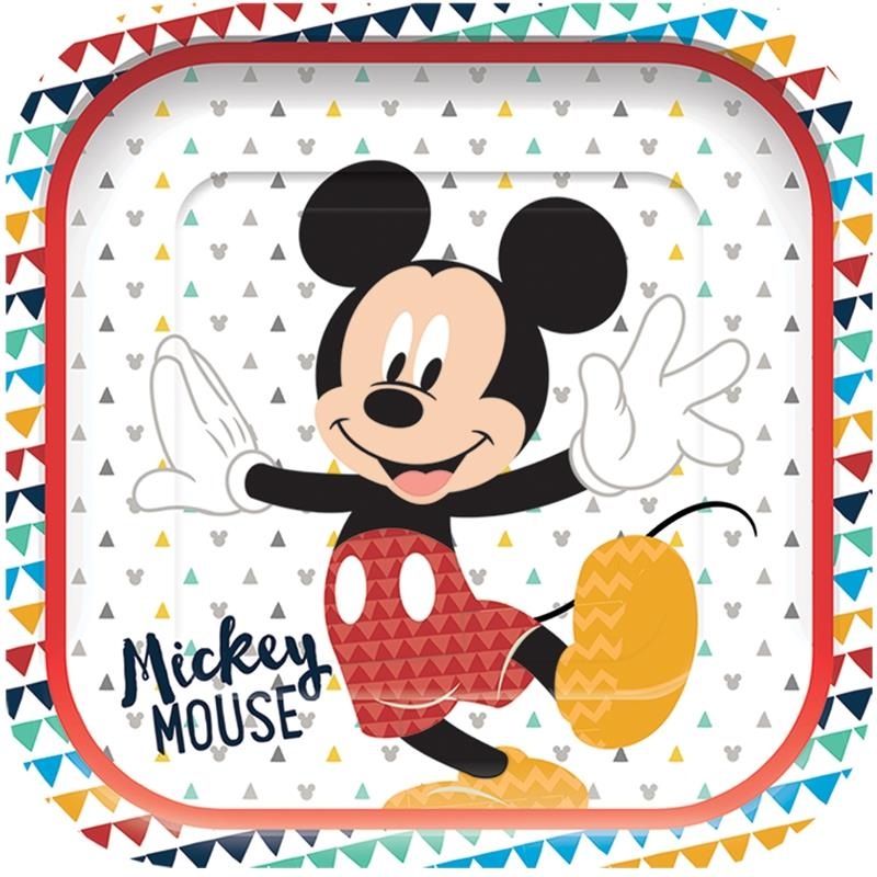 Mickey Mouse Awesome Plates (4pk)