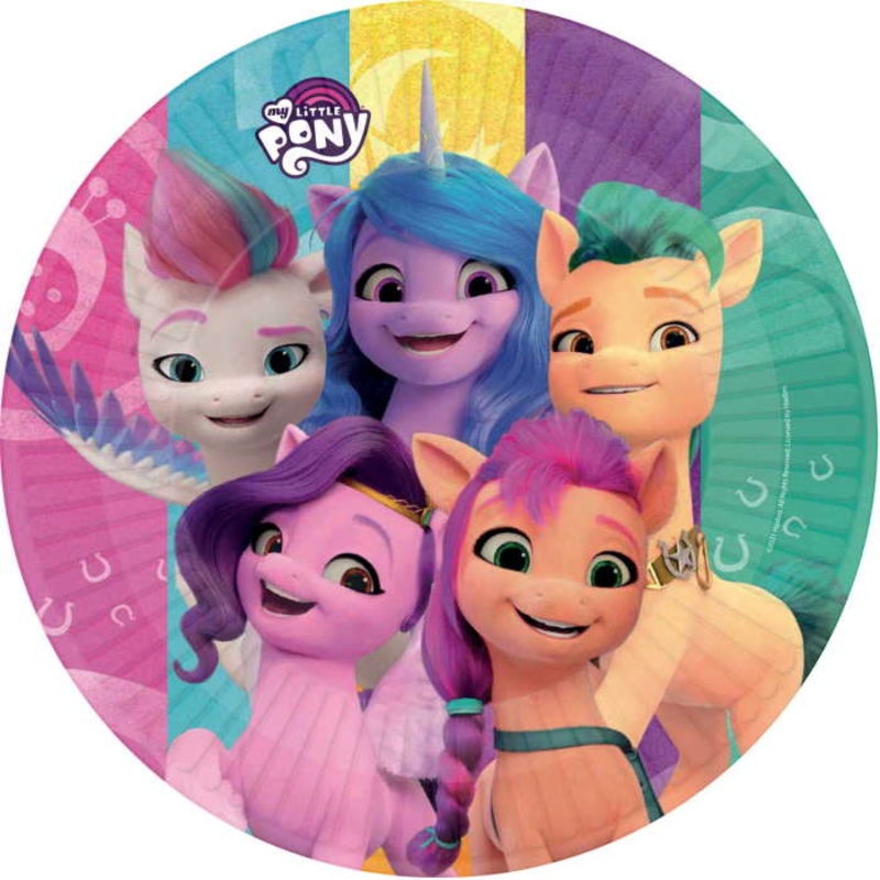 My Little Pony Paper Plates 23cm Pack of 8