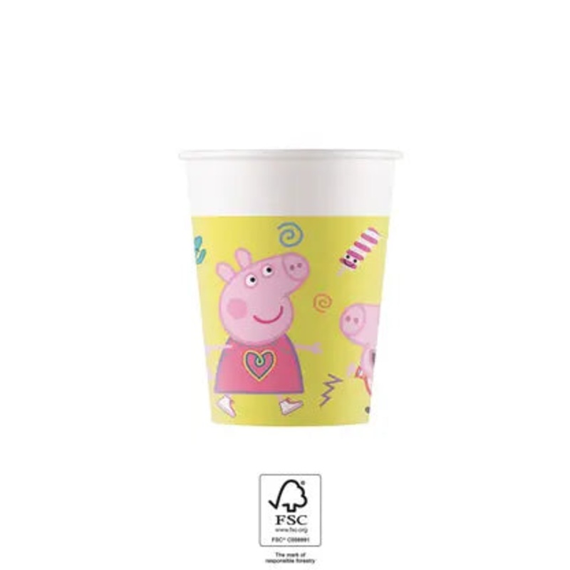 Peppa Paper Cups 200 ml FSC.