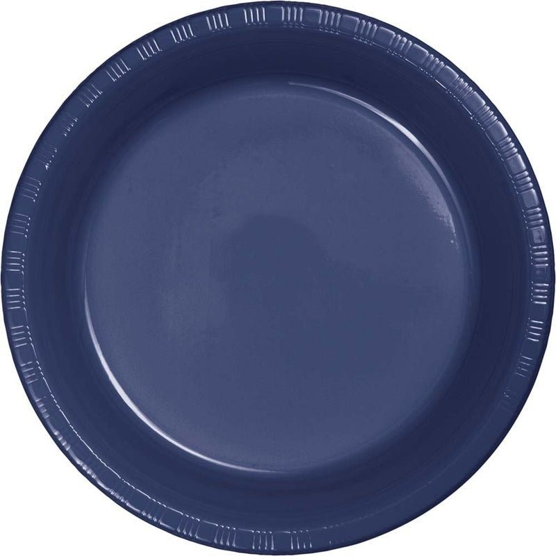 Plate 10" plastic 20 Count Navy