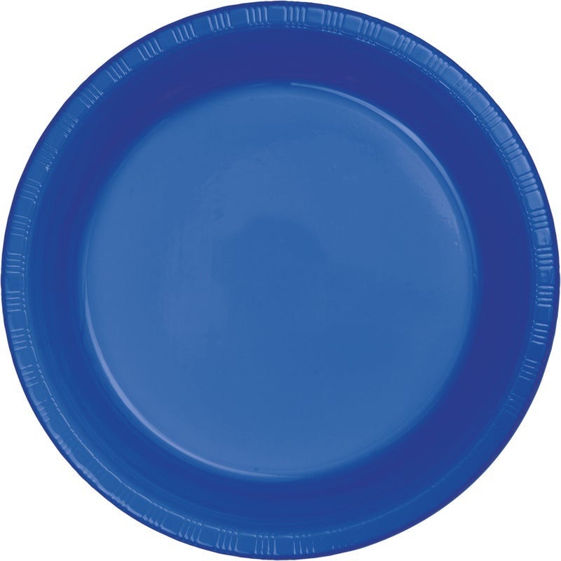 Plate 7 Plastic 20 Count Cobalt