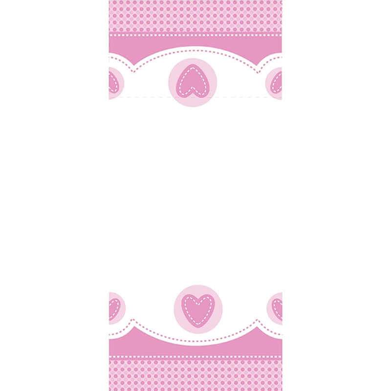 Sweet Baby Elephant Tablecover, Pink (137cm x 274cm)
