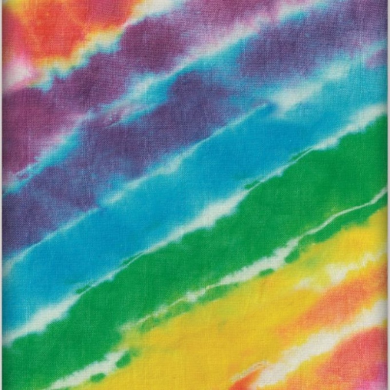 Tie Dye Plastic Tablecover Tablecloth 137 x 213cm