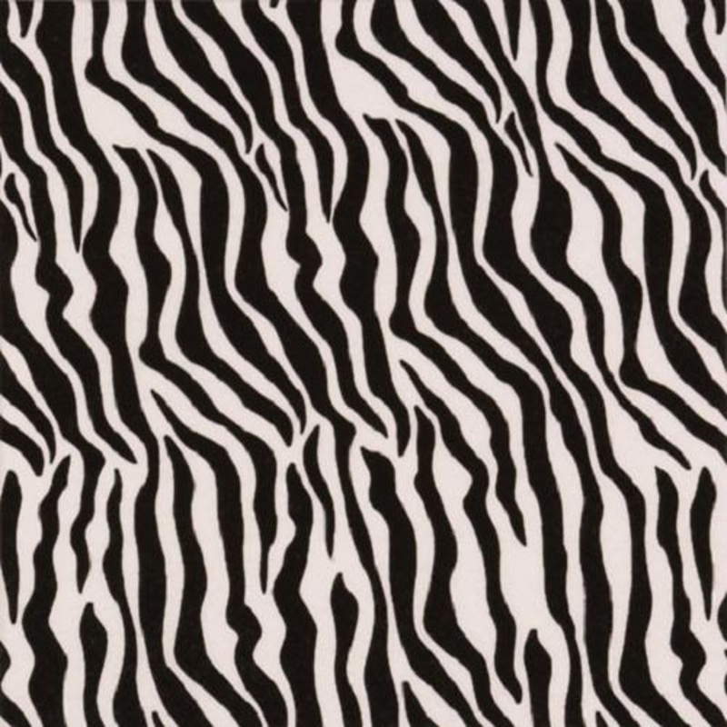 Zebra Print Paper Napkins Pack of 20