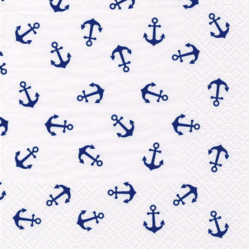 Anchor Boat Napkins Paper 3 ply Pack of 20 Serviettes