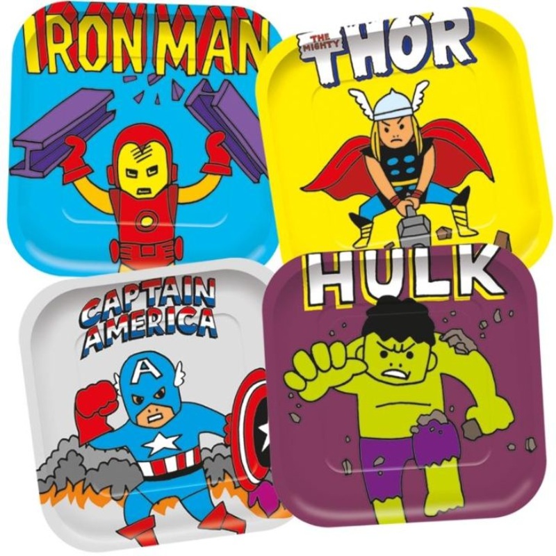 Avenger Platter Plates 25cm Pack of 4