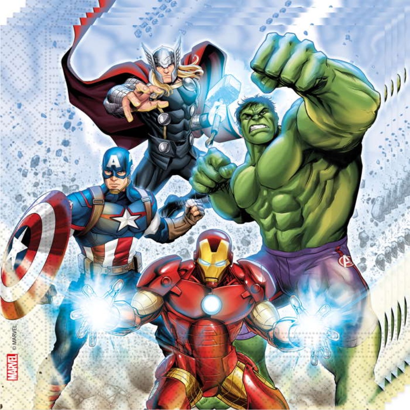 Avengers Infinity Stones Napkins Pack of 20