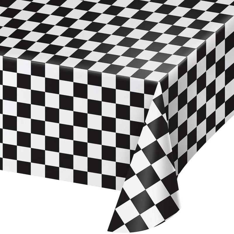 F1 Chequered Flag Tablecloth 130 x 180cm