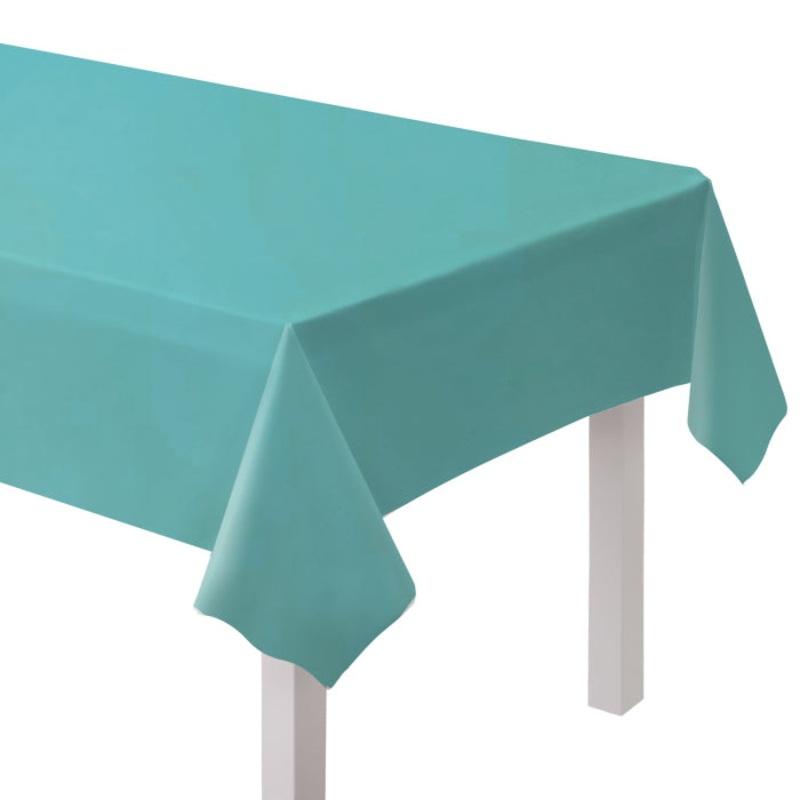 Forget Me Not Blue Plastic Table Cloth 137 x 274cm